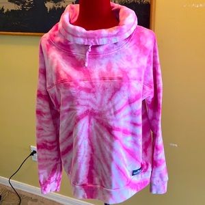 Simply southern tie dye pink sweater size M